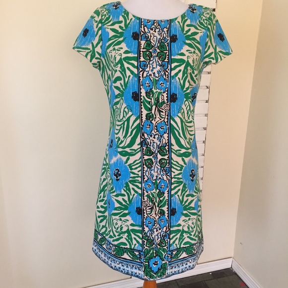 Lilly Pulitzer Dresses & Skirts - NWT Lilly Pulitzer Layton Dress L Sea Oat Ikatty